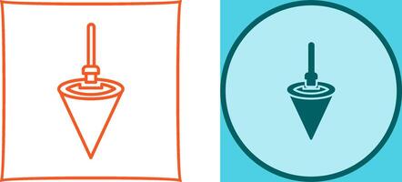 Plumb Bob Icon Design vector