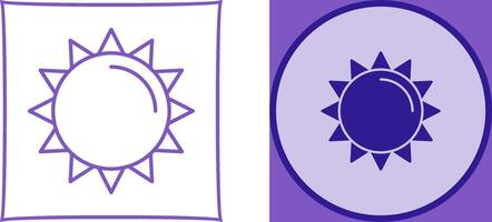 diseño de icono de sol vector