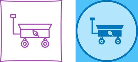 Garden Cart Icon Design vector