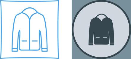 de los hombres chaqueta icono diseño vector