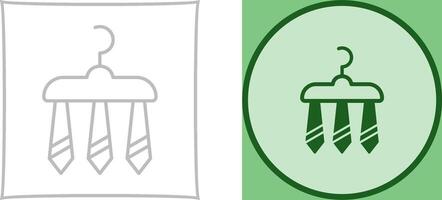 Three Ties Icon Design vector