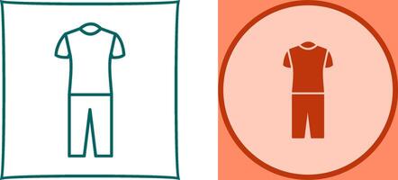 Pyjamas Suit Icon Design vector