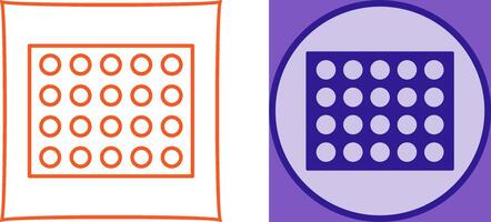 Colored Palette Icon Design vector
