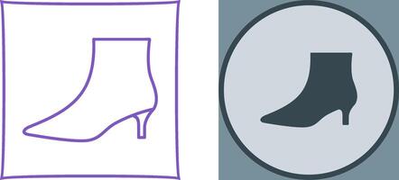 Boots with Heels Icon Design vector