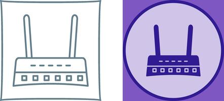 Router Icon Design vector