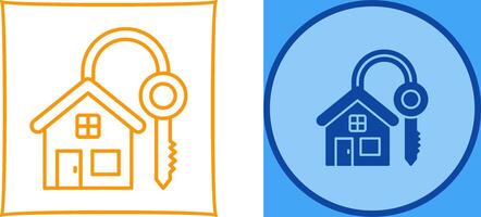 House Key Icon Design vector