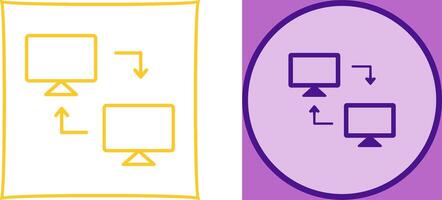 Sharing Systems Icon Design vector