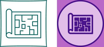 Blueprint Icon Design vector