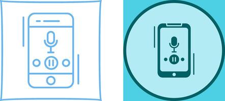 Voice Record Icon Design vector
