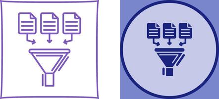 Data Collection Icon Design vector