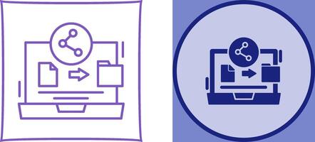 File Share Icon Design vector