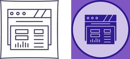 Dashboard Icon Design vector