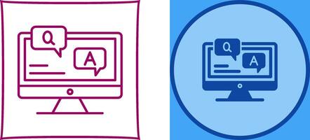 Faq Icon Design vector