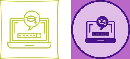 Digital Learning Icon Design vector