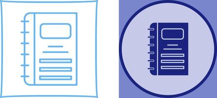 Notebook Icon Design vector