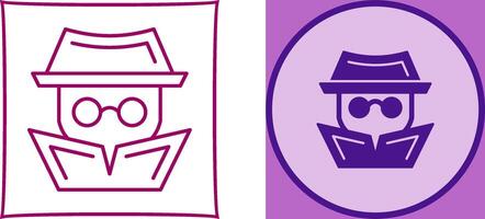 Hacker Icon Design vector
