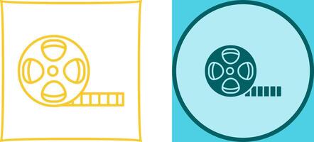 Film Reel Icon Design vector