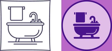 Bathtub Icon Design vector