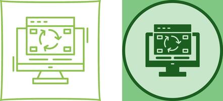 Update Icon Design vector