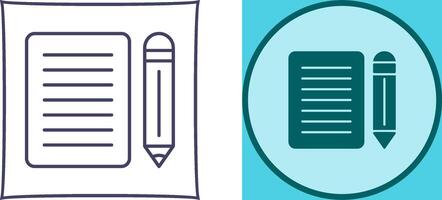 Note Icon Design vector