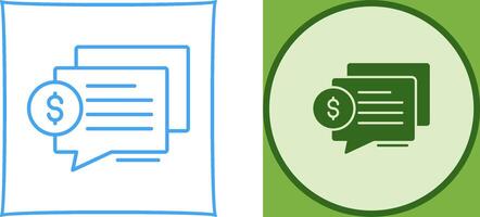 Dialog Icon Design vector