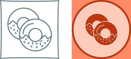 Doughnut Icon Design vector