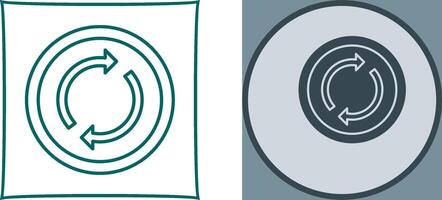 Loop Icon Design vector