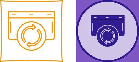 Refresh Icon Design vector