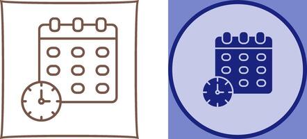 Deadline Icon Design vector