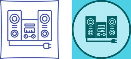 Stereo Icon Design vector