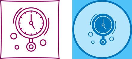 Wall Clock Icon Design vector