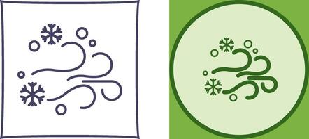 Blizzard Icon Design vector