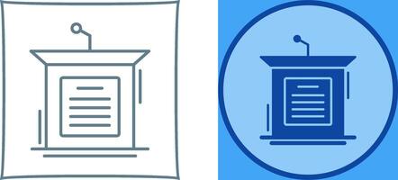 Podium Icon Design vector
