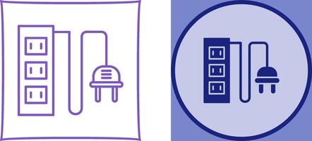 Power Socket Icon Design vector