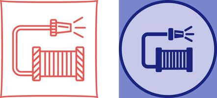 Water Hose Icon Design vector