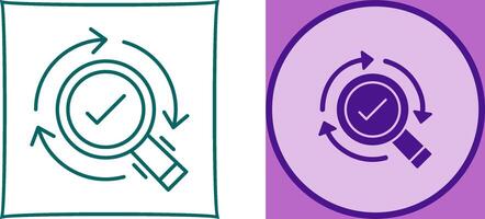 Research Icon Design vector