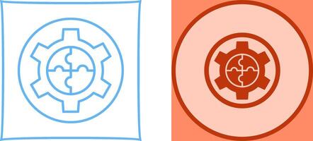 Solution Icon Design vector