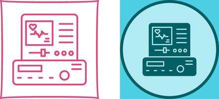 Electrocardiogram Icon Design vector