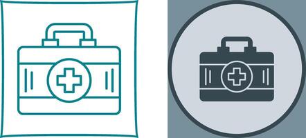 First Aid Kit Icon Design vector