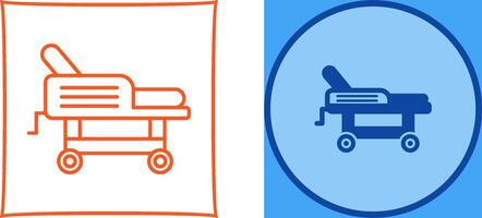 Hospital Bed Icon Design vector