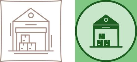 Warehouse Icon Design vector