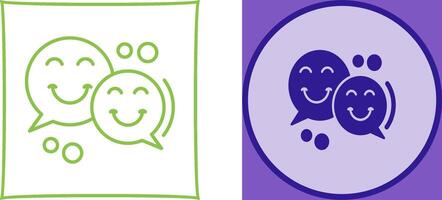 Chatting Icon Design vector