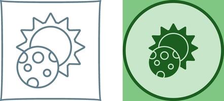 Eclipse Icon Design vector