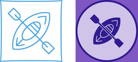 Kayak Icon Design vector