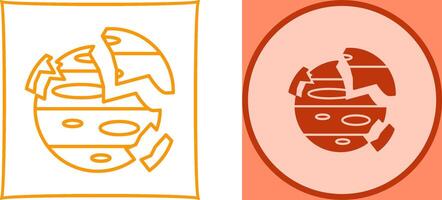 Destroyed Icon Design vector