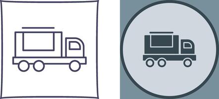 Cargo Truck Icon Design vector