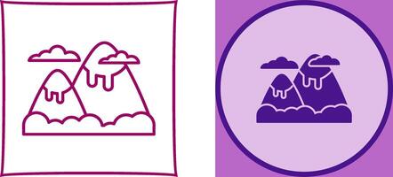 Mountain Icon Design vector
