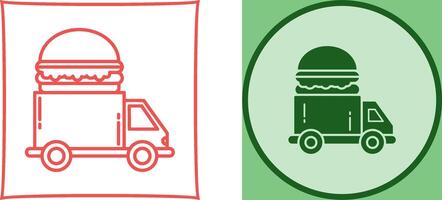 Fast Food Truck Icon Design vector