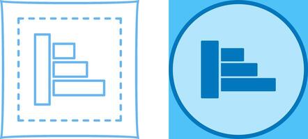 Object Alignment Icon Design vector