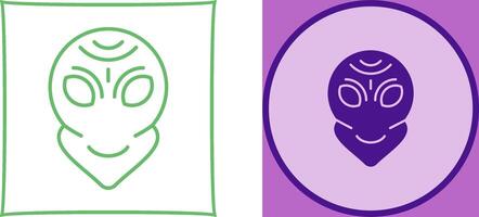 Alien Icon Design vector